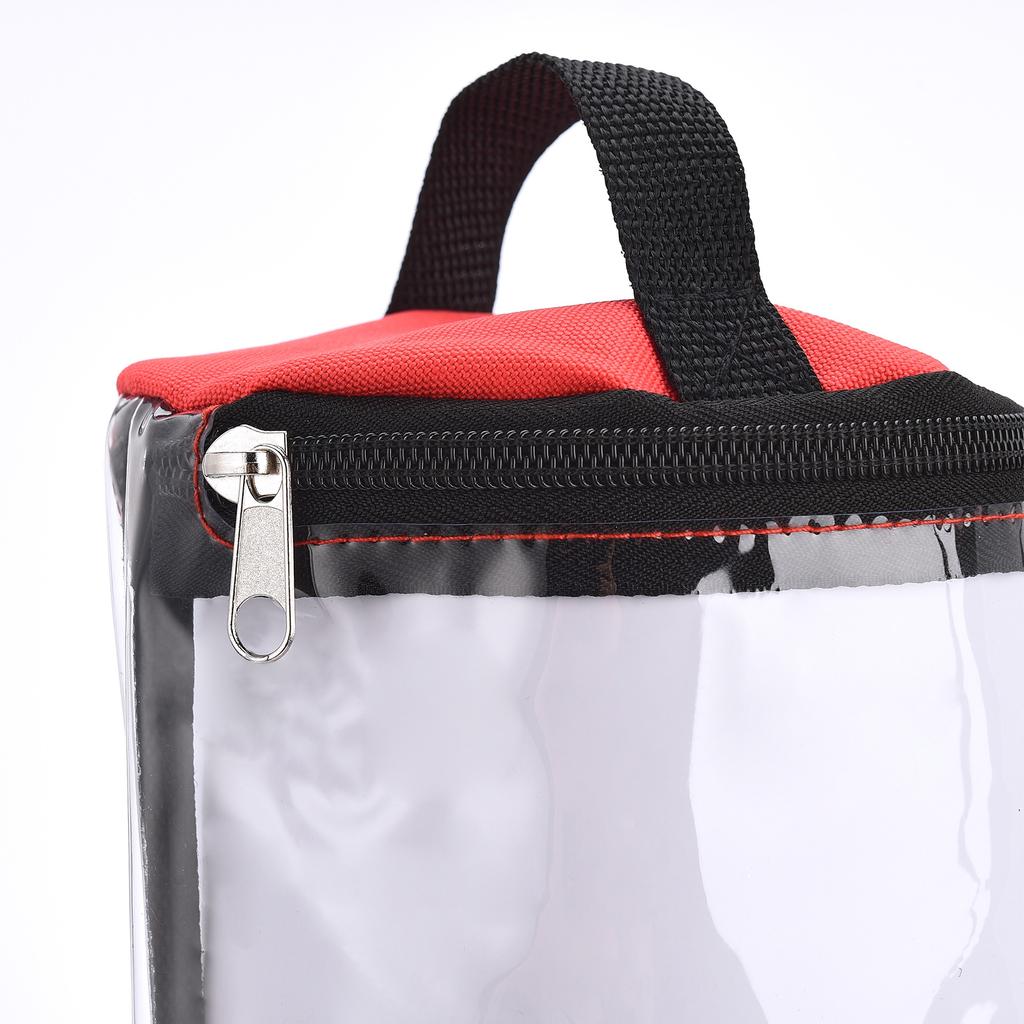 Wrapping Paper Storage Bag Nylon 40in Gift Wrap Storage Container with Clear PVC Window Black