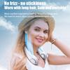 Portable Hanging Neck Fan Digital Display Power Ventilador Bladeless Neckband Fans Air Cooler USB Charging Camping Electric Fan