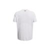 Under Armour UA Vanish Logo Print Crew Neck Short Sleeve T-Shirt Men Tops White 1382801-100