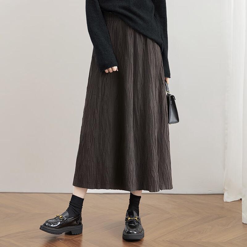 Cypress House High-Waist A-Line Midi Skirt M