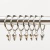 20 Pack Curtain Rings with Clips, Drapery Clips with Rings, Drapes Rings 1.26 In Interior Diameter, Fits Up To 1 In Curtain Rod