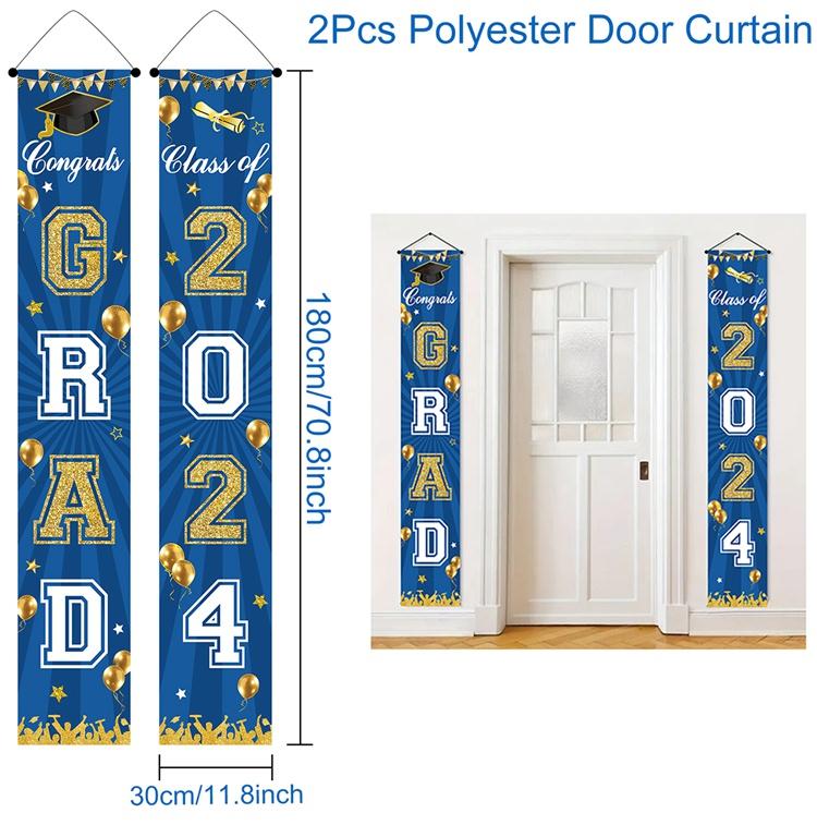 

Декор для выпускного вечера, дверные баннеры, выпускной 2024 года, поздравления, выпускные, куплеты, крыльцо, подвесная вывеска для дома, празднование, вечеринка, принадлежности