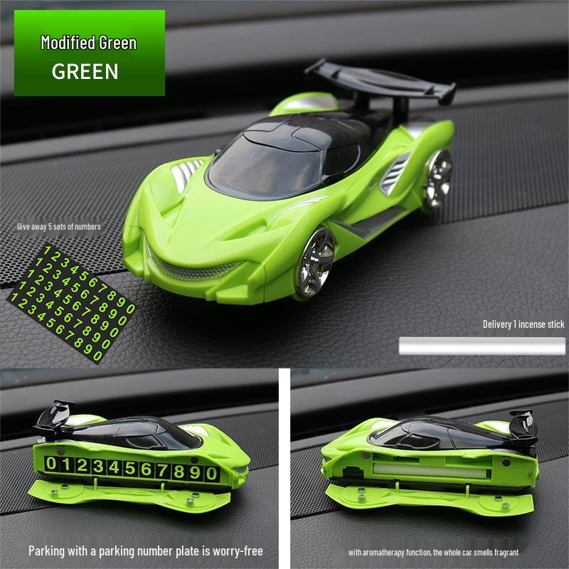 Multi-Functional Car Phone Holder with Aroma Diffuser & Temporary Parking Feature