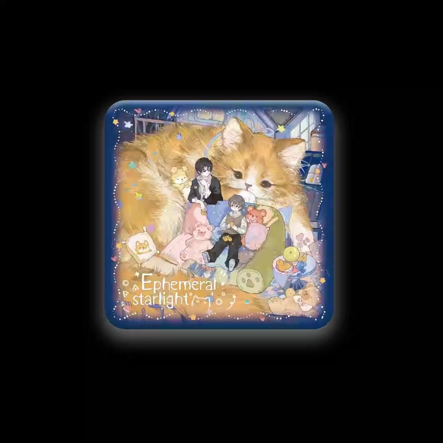 

Ephemeral Light | Yue Zhong Meng Series Badge (80*80mm)