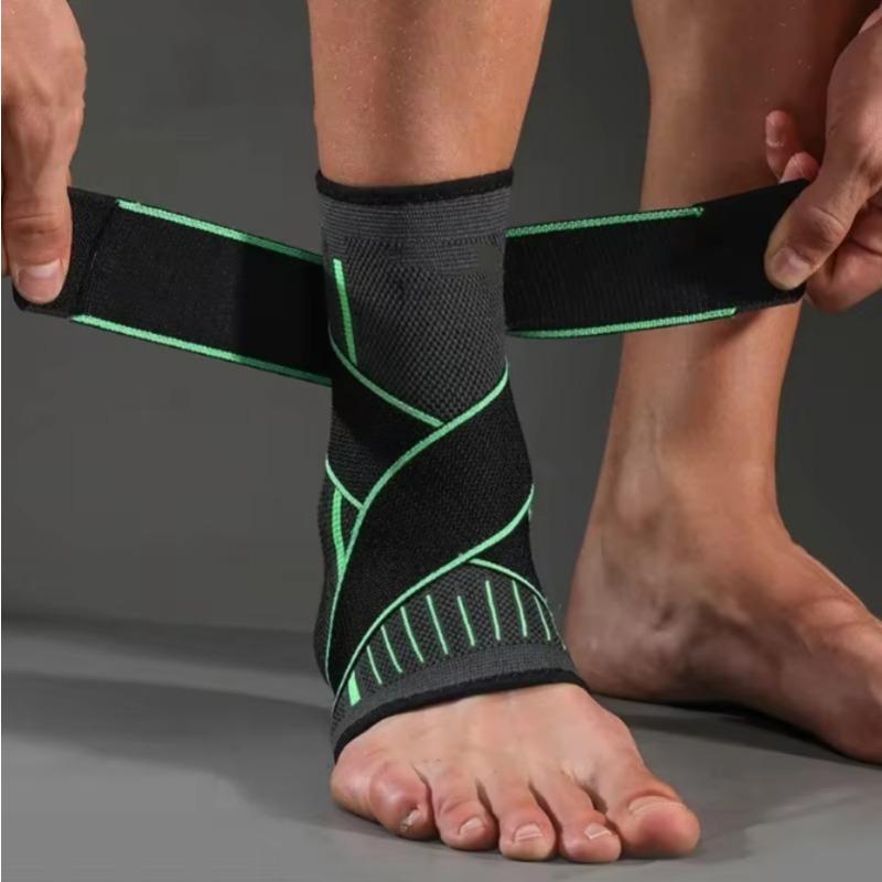 1Pc Elastic Ankle Support Brace Pressurized Bandage for Sports Gym Fitness Badminton Foot Protector Strap