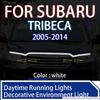 FOR Subaru TRIBECA 2005-2014 New upgrade LED Daytime Running Light Scan Starting Car Hood DRL Guide Decorative Ambient Lamp 12V