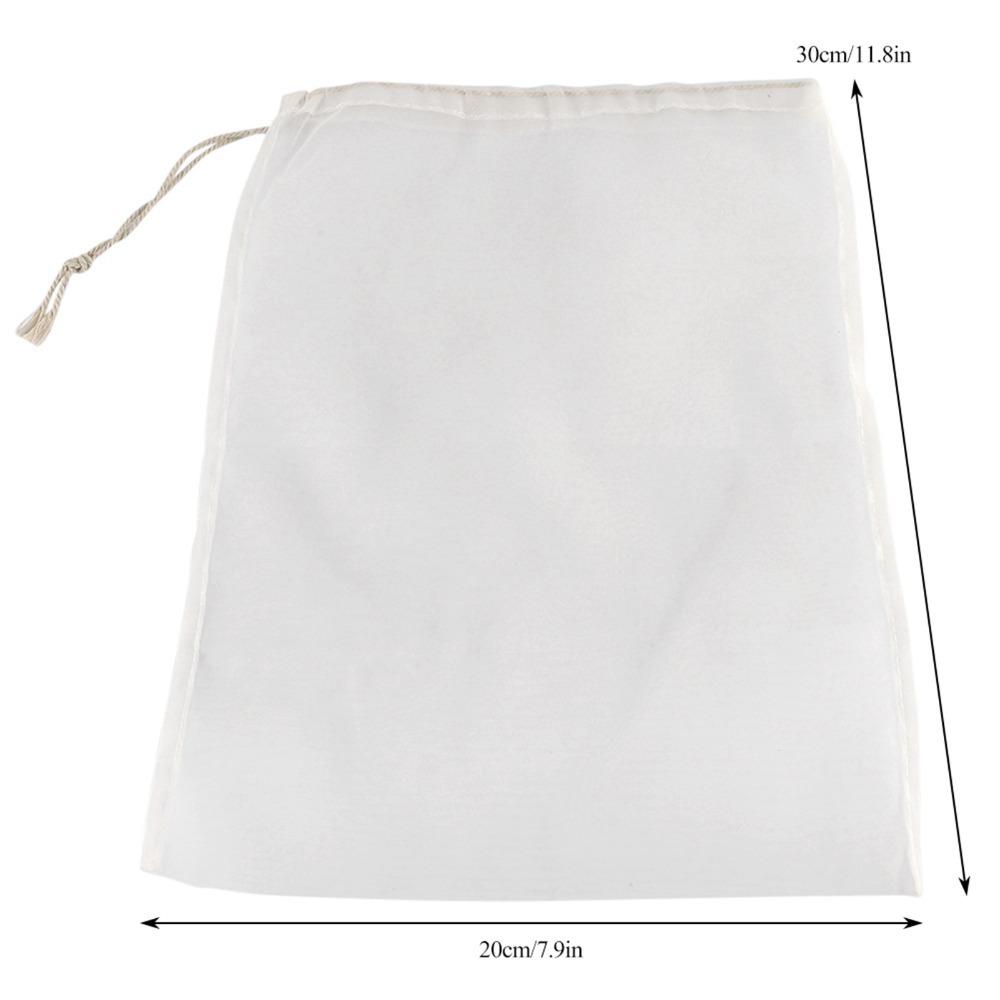 2 pcs Food Grade Home Brew Strainer Bag Nylon Brewing Filter Pouch Home Brewing