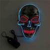 Neueste Halloween LED Masken Party Tanzen LED Blinkendes Neonlicht Leuchtende EL Draht Leuchtende Geister Schädel Maske