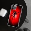 Black Widow Spider Insect Phone Case Cover for iPhone 11 12 13 Mini 14 15 Plus 16 Pro Max 17 Air 7 8 + SE Art Customized Fundas