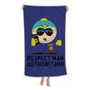 South Cartoon Parke Microfiber Beach Towel Absorbent Quick Dry Soft Yoga Swimming Resort Mountain Climbing Towel