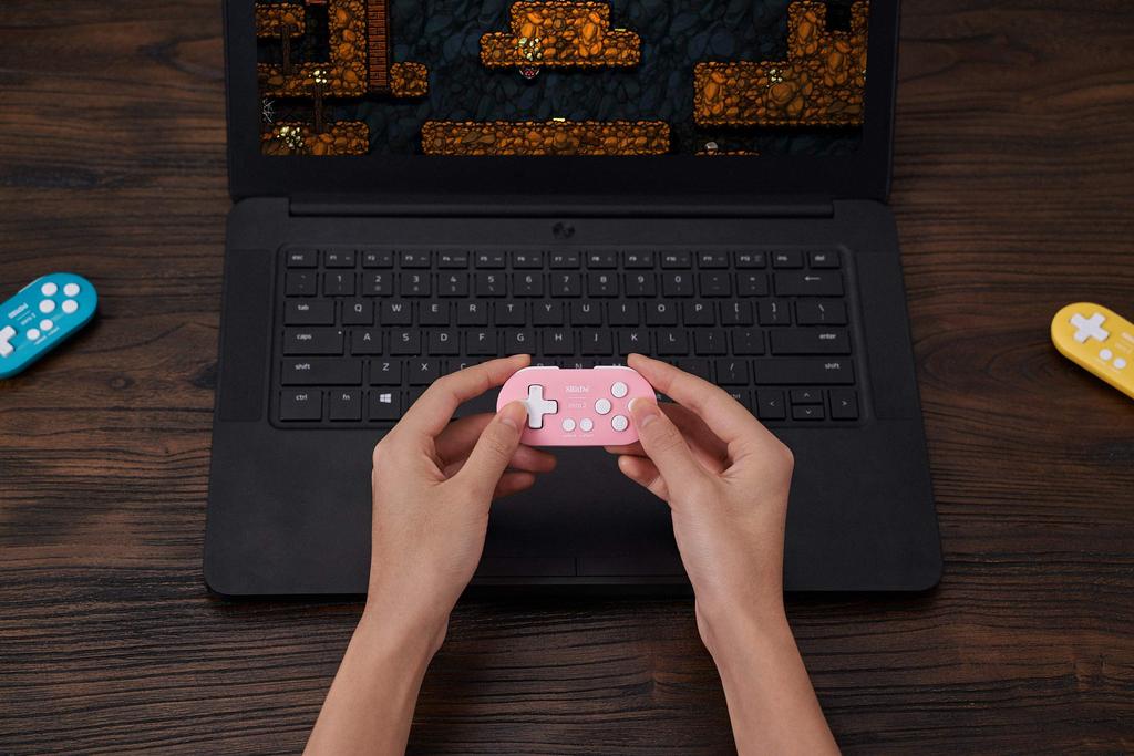 8bitdo Zero 2 Game Bluetooth for Raspberry and Pink Edition Controller, Wireless, Windows, Android, macOS, Pi, Steam,