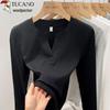 Woodpecker Women's V-Neck Long Sleeve Base Layer Top