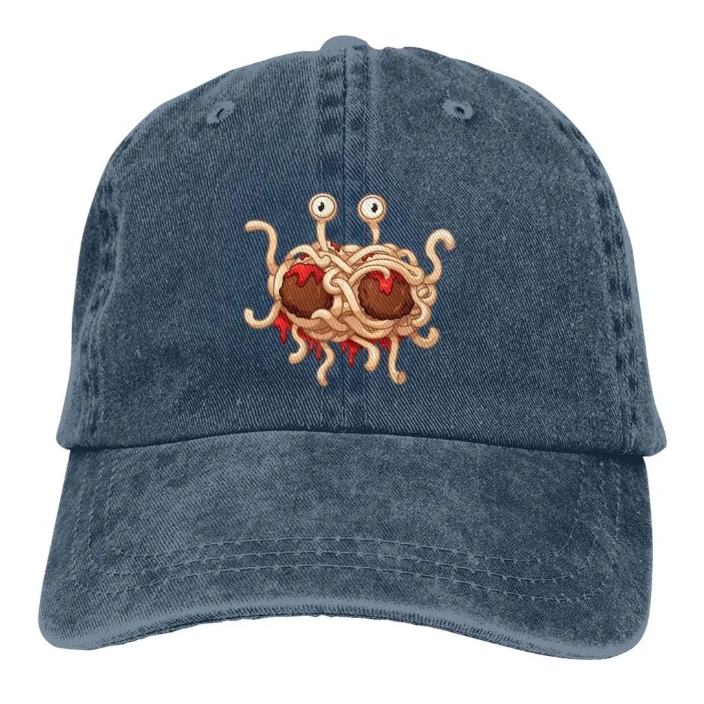 Flying Sspaghetti Monster FS Merchandise Unisex Style Baseball Caps Distressed Denim Caps Hat