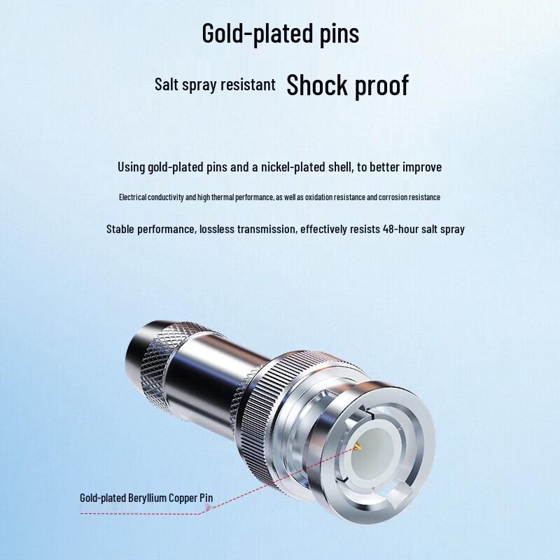 BNC Q9 Head E1 Coaxial RF Connector