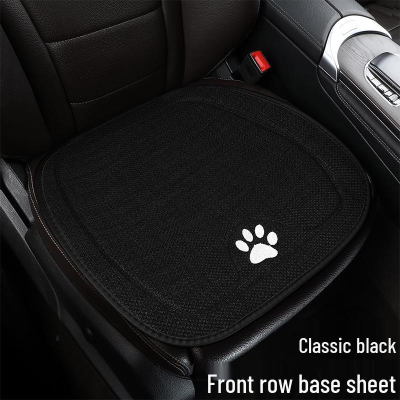 Pachacoo All-Season Cute Cartoon Cotton Linen Car Seat Cushion for Roewe RX5 D7 E6 D6 Ei5.