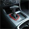Interior Gear Shifter Frame Trim Ring Cover Bezel for Dodge Charger 2015+ Red