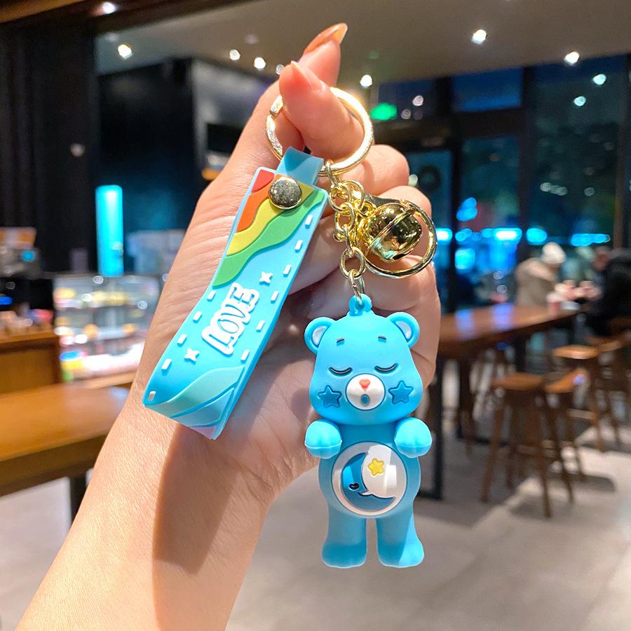Cartoon Popular Love Bear Doll Keychain Cute Trendy Exquisite Doll keychain Bag Accessories Couple Kids Toys Birthday Gifts
