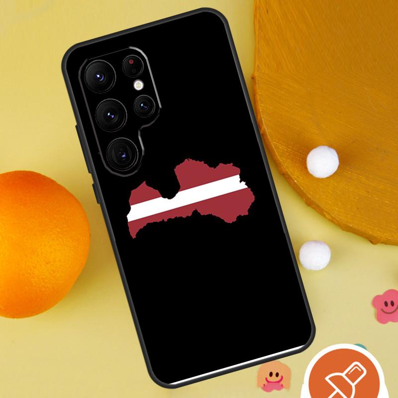 

Чехол Флаг Латвии для Samsung Galaxy S25 Ultra S24 S23 S22 S21 Ultra S9 S10 S20 Plus S24 FE Funda Cover Galaxy S24