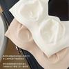 Women Seamless Ice Silk Lift Bra Soft Support Fixed Cup Gathering Beauty Back Bralette