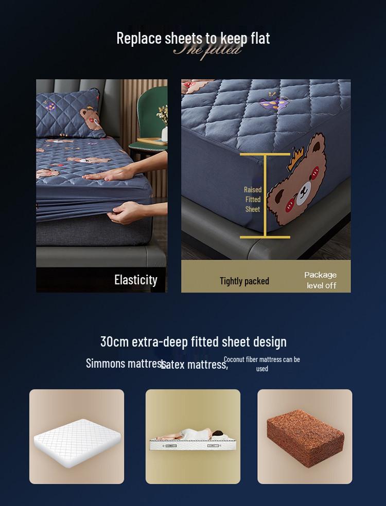 Wasserdichter Baumwoll-Matratzenschoner & Urin-Pad (Ausgabe 2025) - Kissenbezüge nicht im Lieferumfang enthalten.