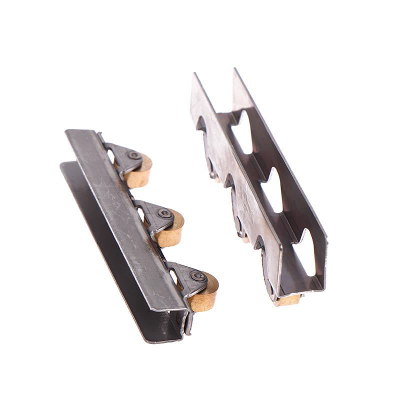 Roulettes à Roue en Acier Inoxydable pour Porte Coulissante 8mm/10mm Roulettes pour Porte en Verre de Salle de Bain Vitrines de Magasin