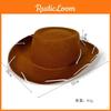 Kids Color Solid Western Cowboy Hat Glasses Bandana Accessories Holiday Party