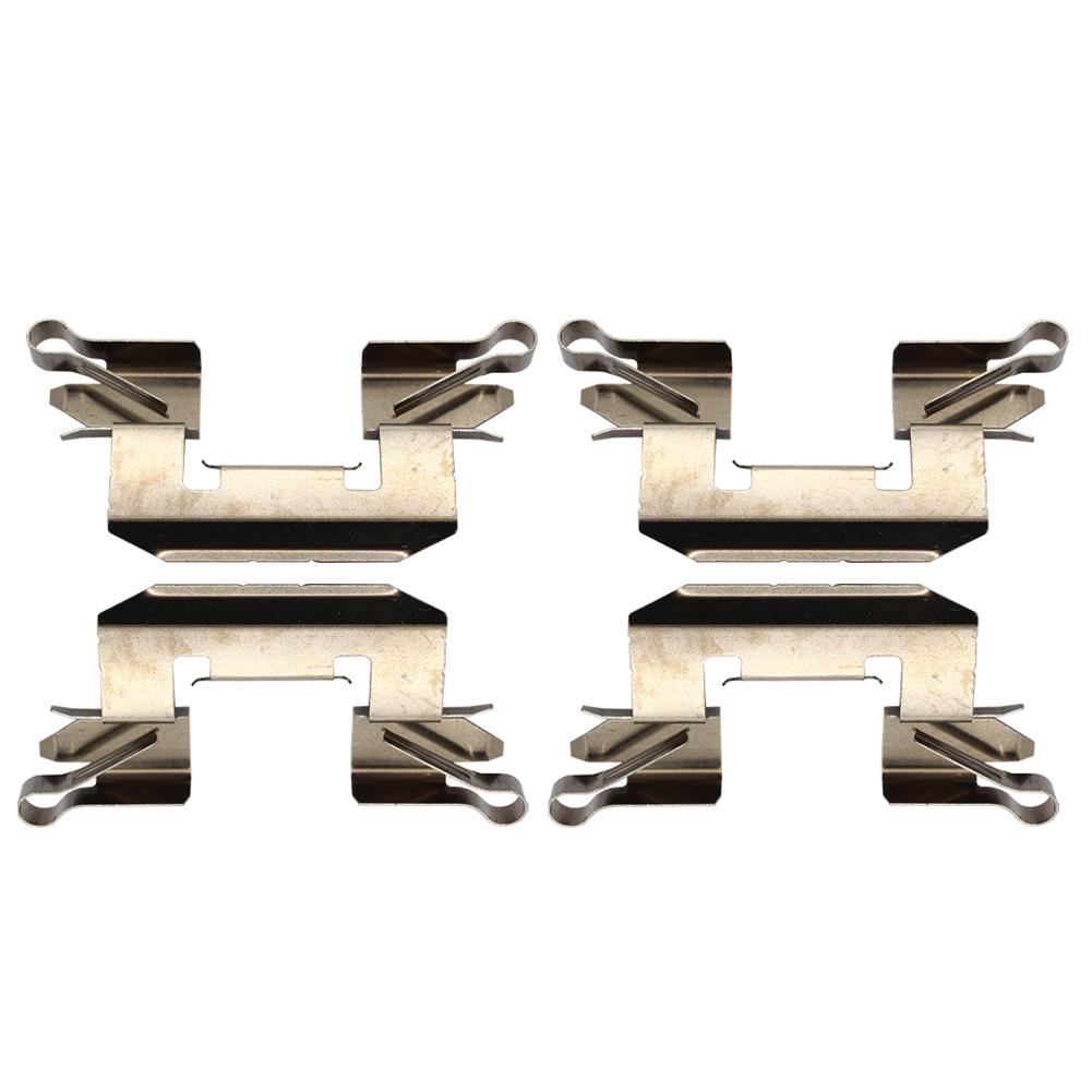 4Pcs Front Brake Pad Fitting Kit Shims BPF1772A Front Rear Brake Pad Fitting Kit Car Brake Fitting Kit for Ford Fiesta MK7 08-17 золотой