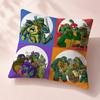 Cartoon Teenage Mutant Ninja Turtles Cushion Cover Premium Reversible Pillow Cover in Dual Comfort Decor for Home  Car