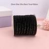 Green Velvet Ribbon with Gold & Silver Glitter Thread for DIY Hair Accessories