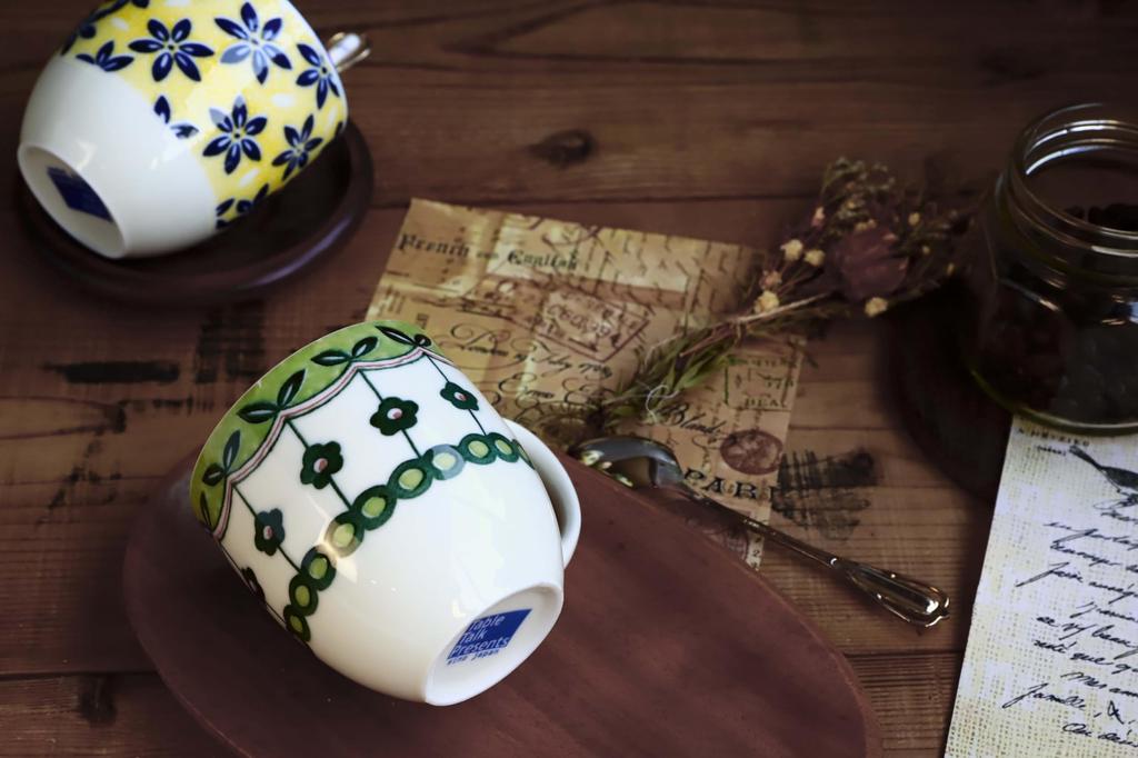 Awasaka Pottery Field 2 Yellow Back Mug, Eastern European Style, Approx. 8.5cm Diameter X 8.5cm Height, 300ml Capacity, Microwave and Dishwasher