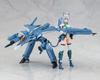 Aoshima Bunka Kyozai VFG Macross Delta Kairos approximately 155mm plastic model VF-31A SP, tall, pre-colored kit, MC-11