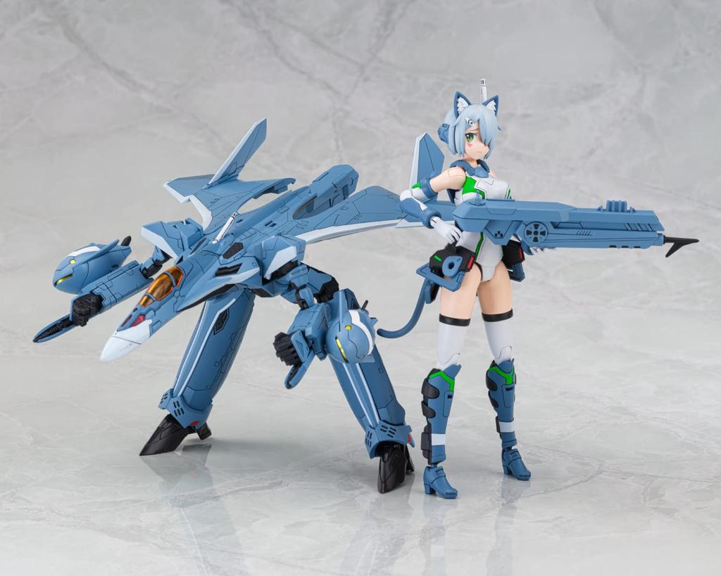 Aoshima Bunka Kyozai VFG Macross Delta Kairos approximately 155mm plastic model VF-31A SP, tall, pre-colored kit, MC-11