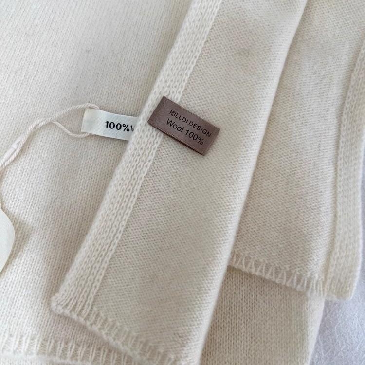 Sciarpa minimalista 100% lana pura da donna autunno inverno versatile tinta unita sottile scialle regalo avanzato per coppia sciarpa calda