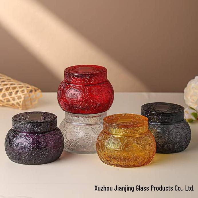 Crystal Beast Glass Lid Candle Holder Aroma Cup