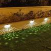 Solar Fence Light Outdoor Waterproof Wall Lamps Garden Energy Light Festoon Decoration LED for Garden Step Patio Stairs 1-12PCS