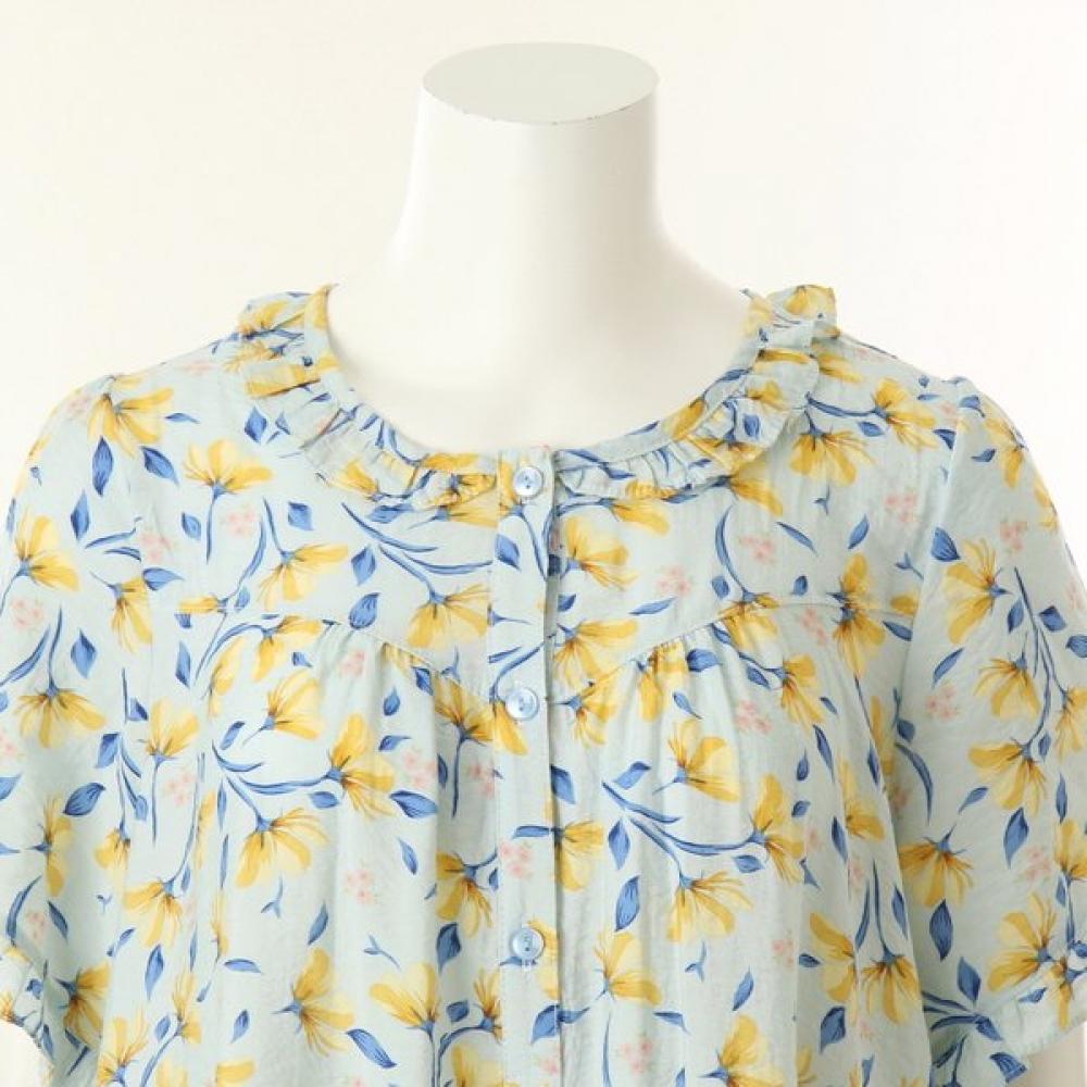 Venus Summer Short Sleeve Dress With Flower Print Vev3935l