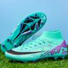 New Men High-top Football Boots Grass Cleats Non-Slip Soccer Shoes Futsal Sneakers High-quality Match Indoor -selling Outdoor