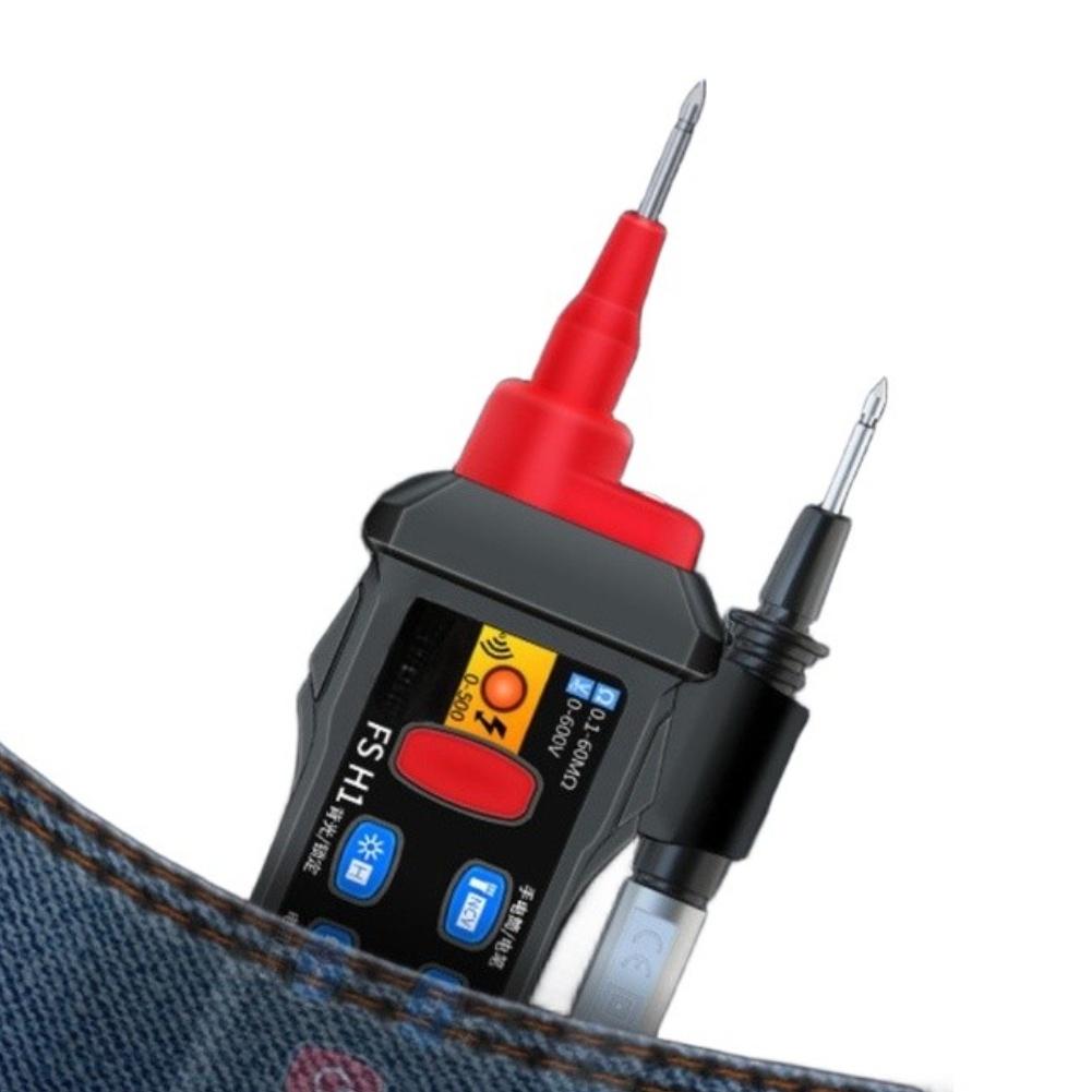 Digital Pen Multimeter for Continuity Resistance Capacitor DC AC Voltage Measurement with Backlit LCD and Auto Shutdown Feature