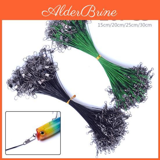 Accessory Antibite Sports Muqzi 20pcs Steel Wire Leader Swivel Fishing Line Tackle Tool Fish Accessory
