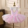 Kinder Ballettkleid Sieben Farben Mädchen Kinder Pailletten Prinzessinnenkleid Ballett Tutu Tanzkleidung Performance Tutu Röcke