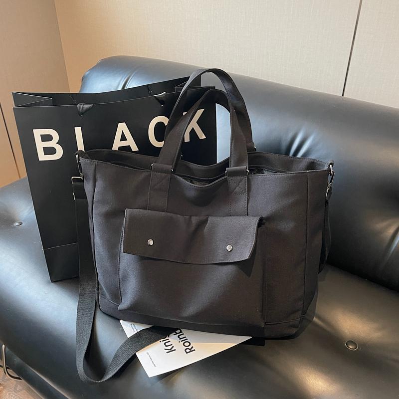 Große Kapazität Unifarbene Reisetasche Damen Pendler-Tragetasche