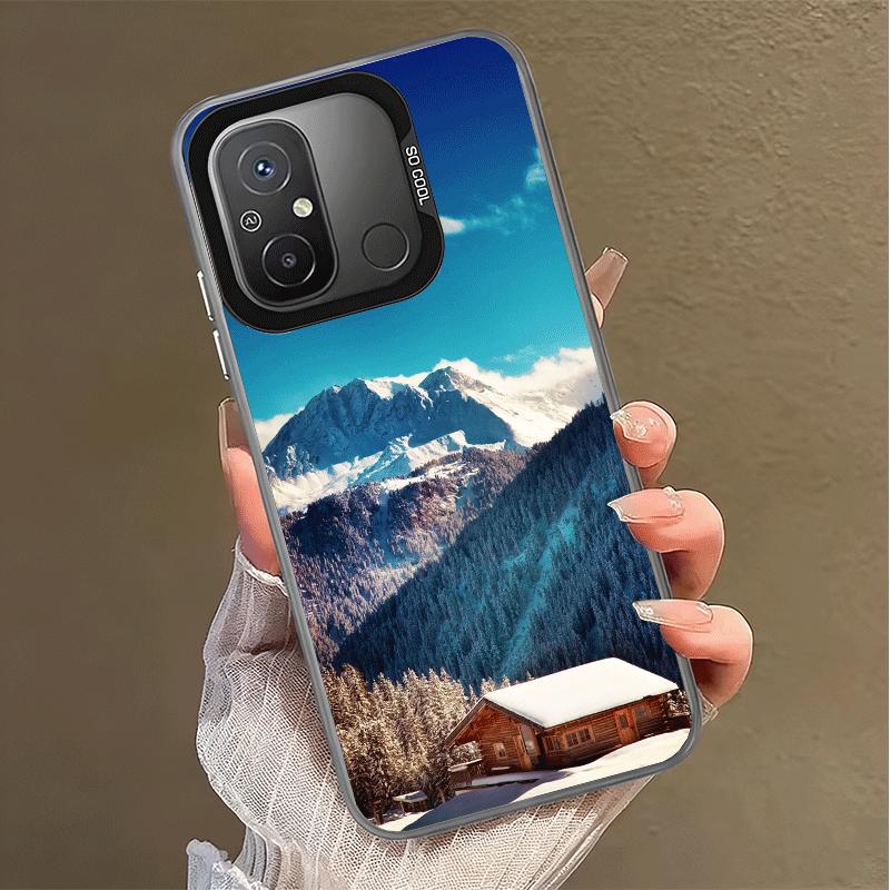 Mountain Peaks Landscape Shockproof Phone Case for Xiaomi Poco X7 X6 X5 X3 Pro F7 Ultra M8 Redmi 15C 15 14C 13C 12C 10C 13 12 10