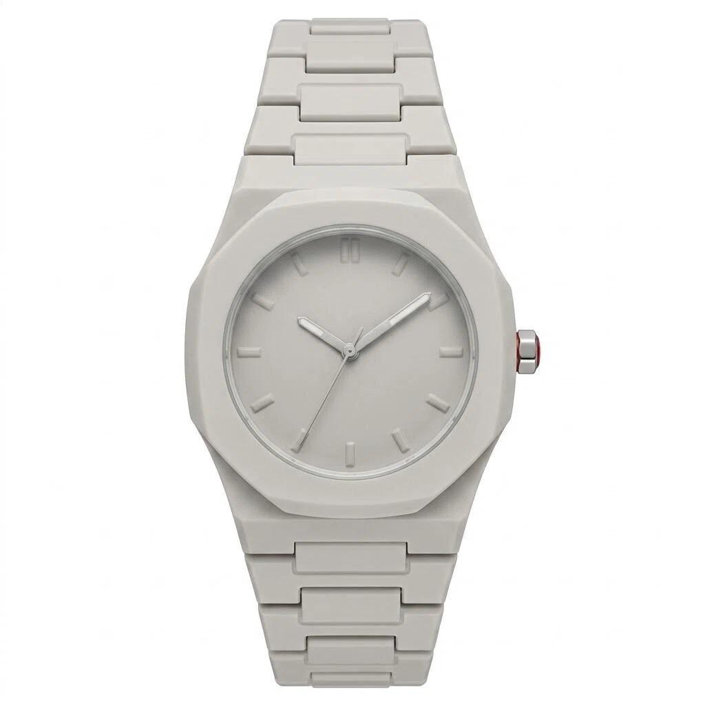 Rebirth Octagonal Comic-Style Watch, Two-Dimensional Line Art Quartz Watch, Simple Unisex Waterproof Watch for Both Men and Women