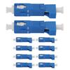 10 Pcs Fiber Optic Adaptor SC Male To LC Female Single Mode Fiber Optic Hybrid Optical Adaptor Converter