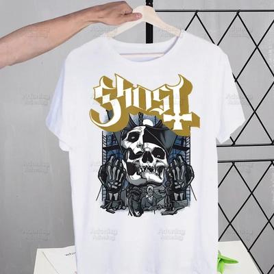Ghost Band Hard Rock Band Harajuku Men's Tshirt Unisex Short Sleeve T Shirt Casual Ghost B.C. Heavy Metal T-shirt Male Tops