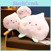 Cartoon Peach Expression Pillow Plush Cushion For Girls Bedroom Decor