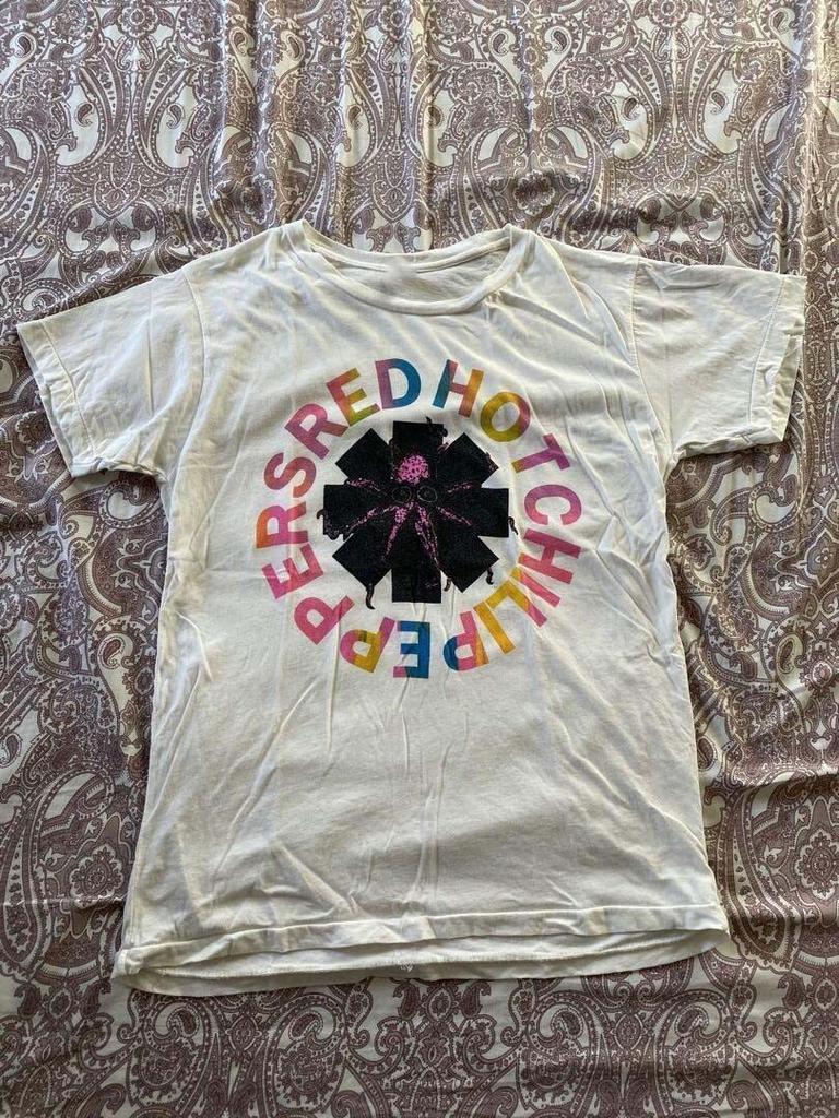 Red Hot Chili Peppers All Size Cotton White T-Shirt