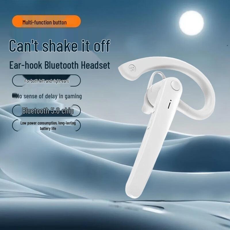 

HD Call Bluetooth Earbuds with Painless Fit, Clip-On Design, Long Battery Life, and Smart Noise Cancelling AIR5.
