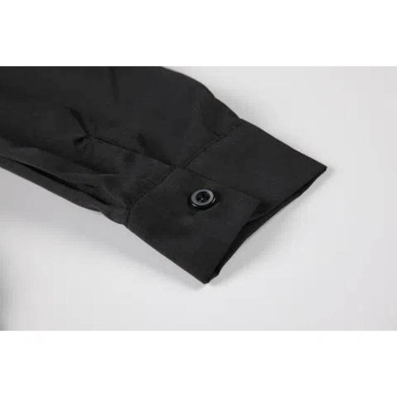 Spring Autumn New Fashion Turn-down Collar Long Sleeve Tie Dye Blouse Men's Clothing Patchwork Chain Button Korean Trend Shirts