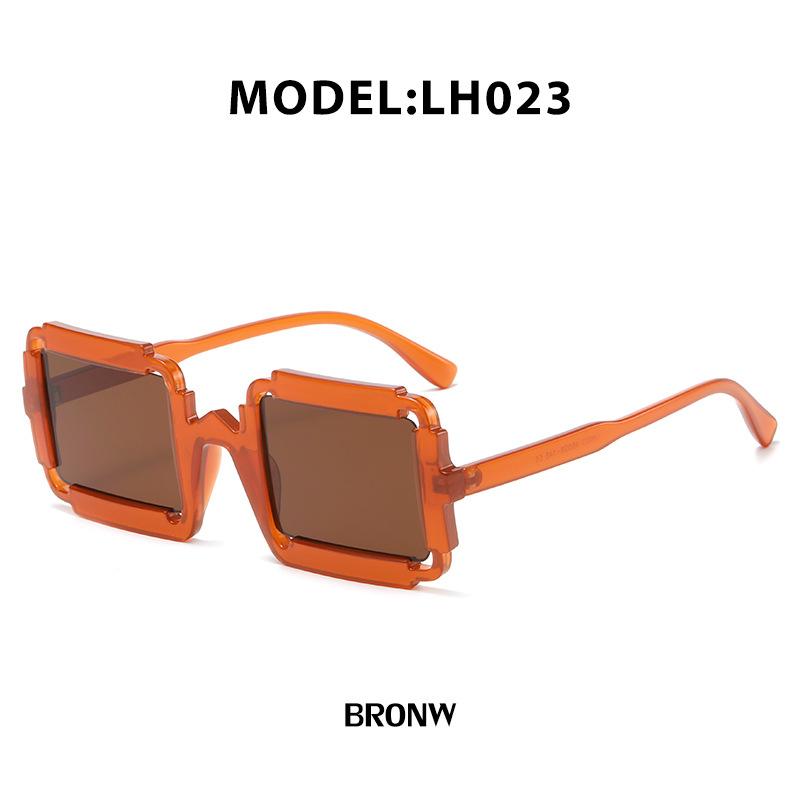 Steampunk Style Sunglasses Men'S Personality Box Sunglasses Women'S Glasses Shades